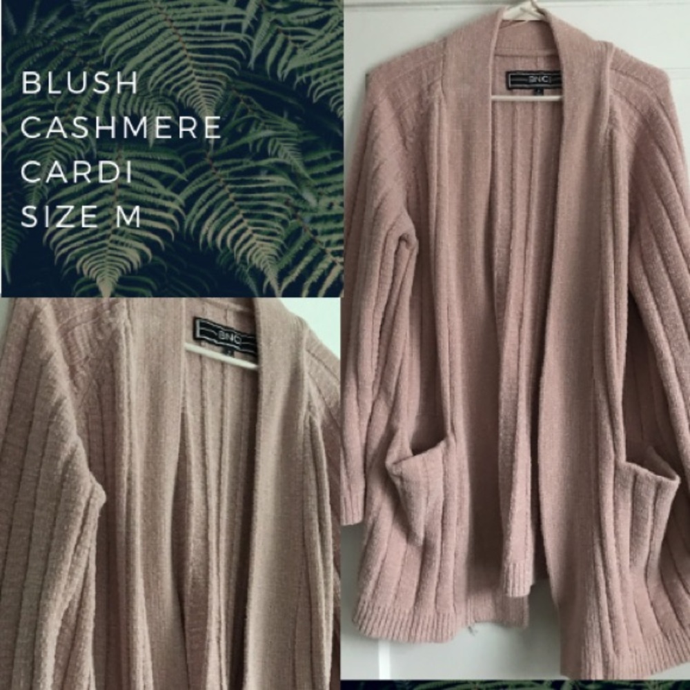 Blush Cashmere Cardigan